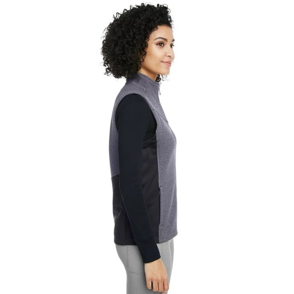 Spyder S17275 Ladies' Pursuit Vest black heather gray large NWT - Picture 5 of 15